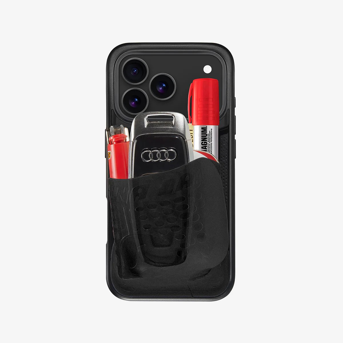 Flex Pouch™ Phone Case - BLACK/BLACK