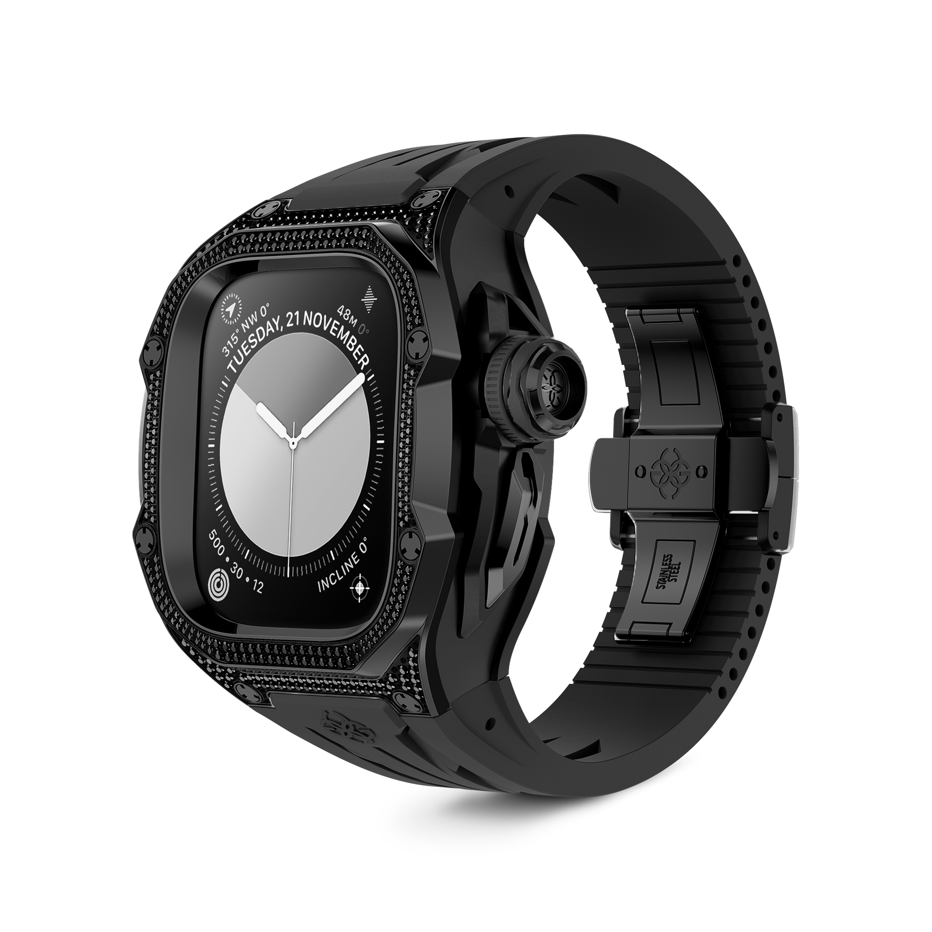 Apple Watch Case / RSTIII49 - Black Phantom