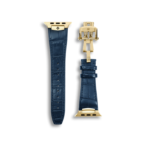 Apple Watch Strap / ALG Leather - Blue