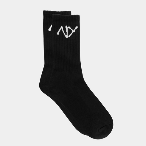 NY SOCK (BLACK/WHITE)