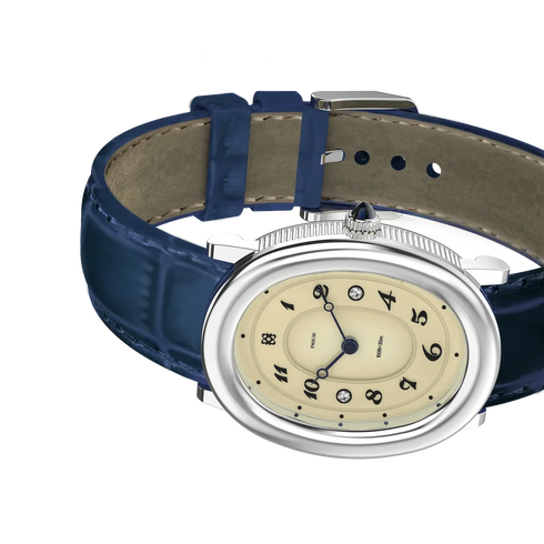 Oval Bubble Diamond Watch - Abysmal Sea