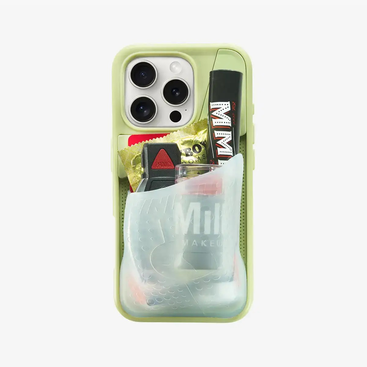 Flex Pouch™ Phone Case - MATCHA/CLEAR