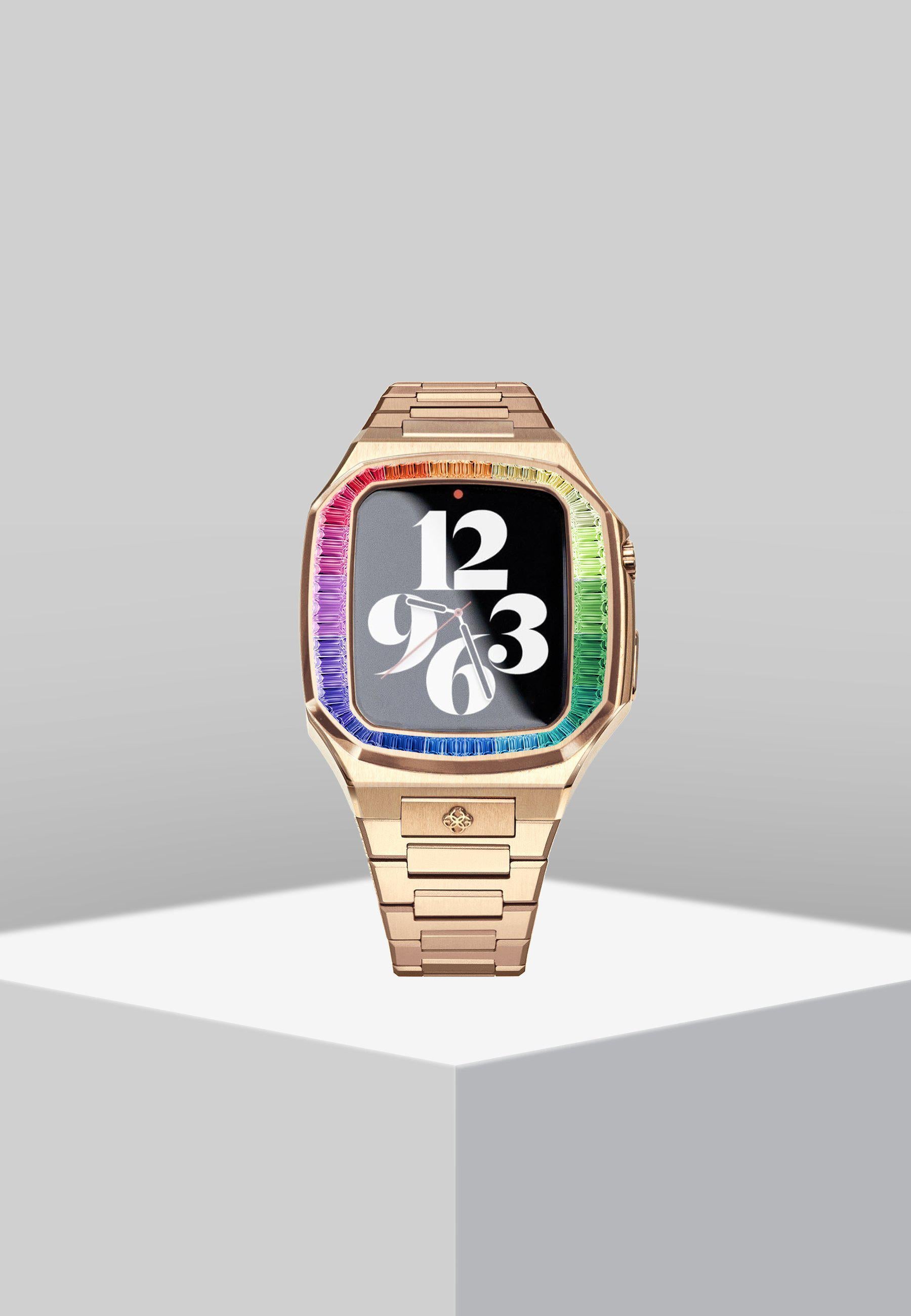 新作】AppleWatch Case Rainbow 44.45 - その他