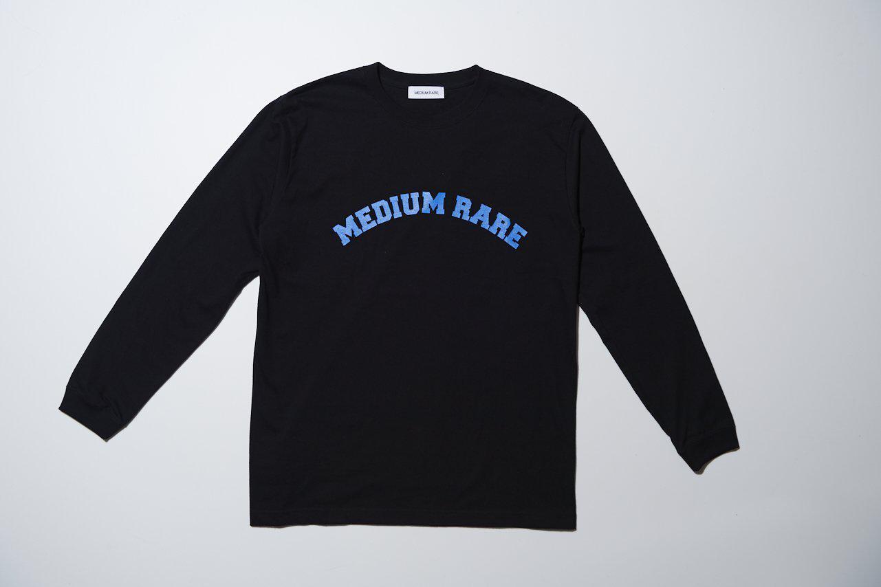 Arch Logo L/S Black-MEDIUM RARE-principeprive