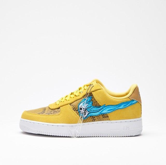 BURNING SKULL ICE AF1 LOW SNEAK YEL-STILLALIVE-principeprive