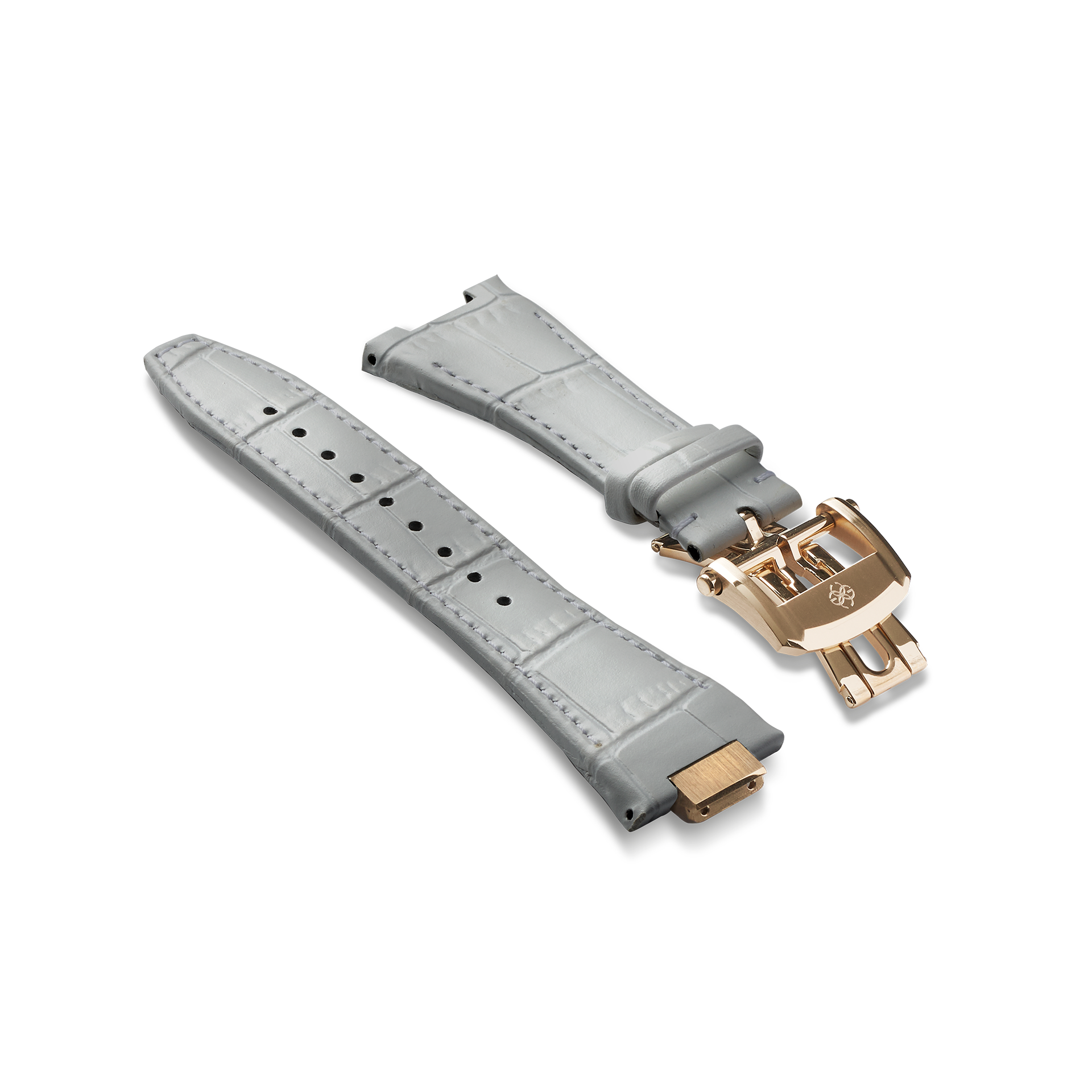 Watch Strap Leather GRY