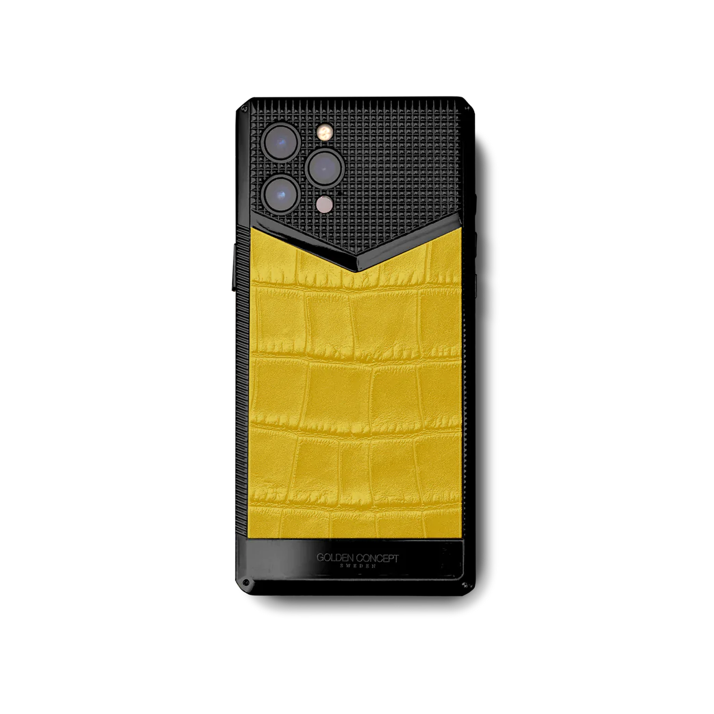 IPhone case - CL13 - Black/Yellow