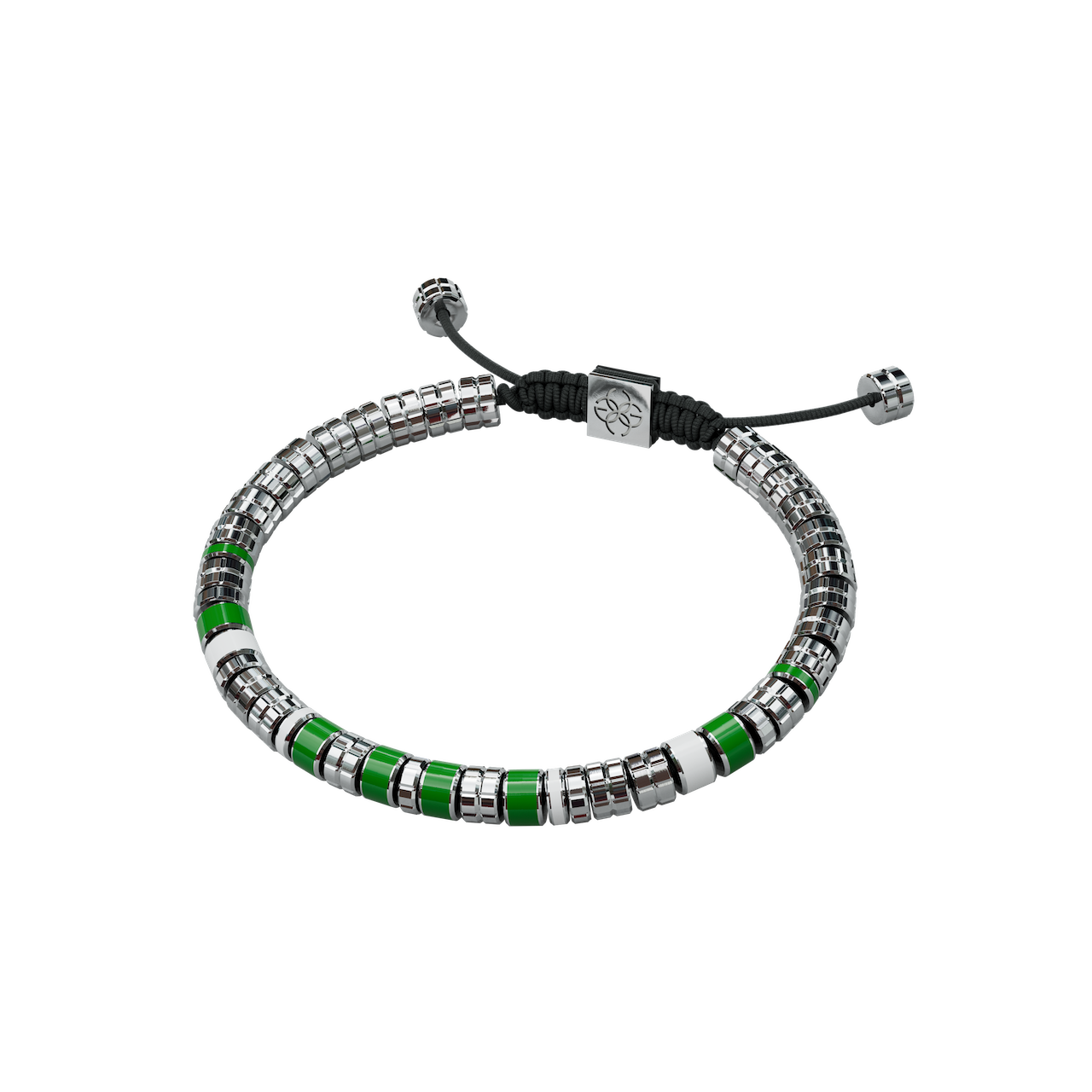 Bracelet - EV - Silver - Green