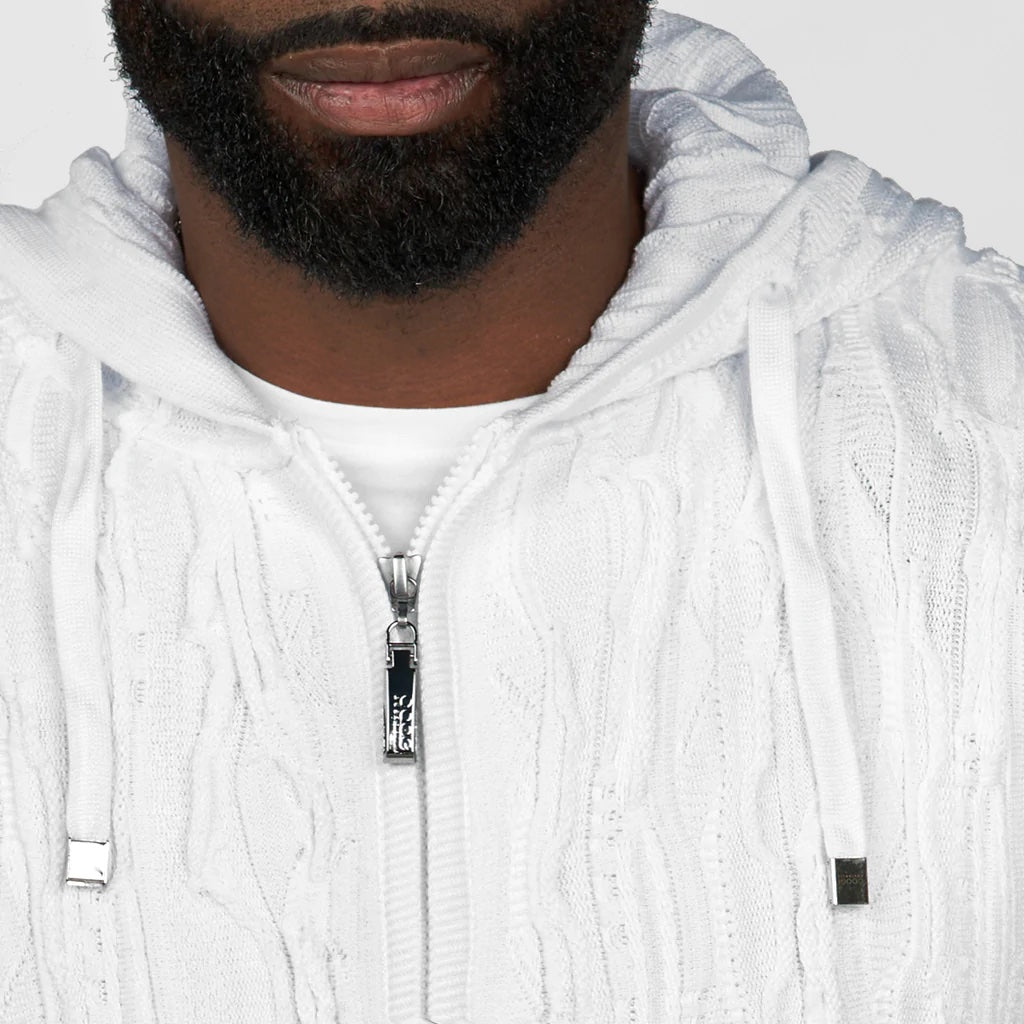 COOGI - WHITE OUT ZIP HOODY, LIMITED EDITION