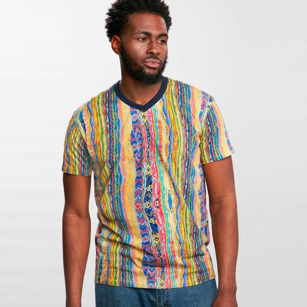 COOGI - TRIBUTE ALL-OVER V-NECK TEE