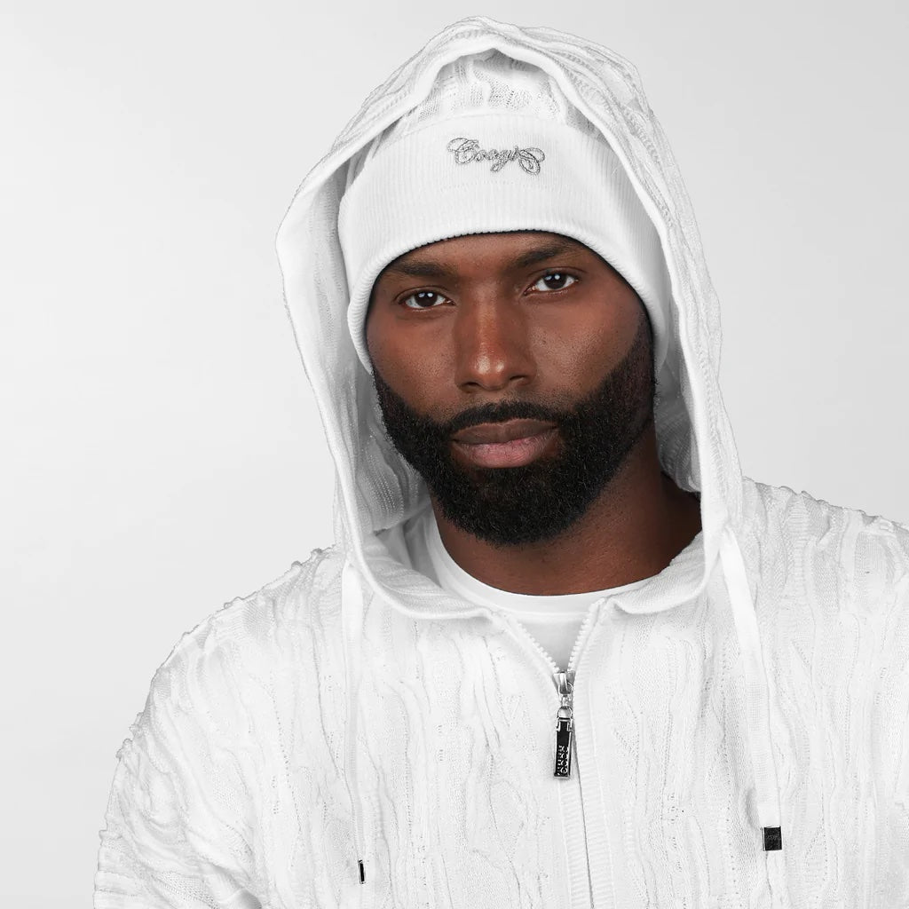 COOGI - WHITE OUT ZIP HOODY, LIMITED EDITION