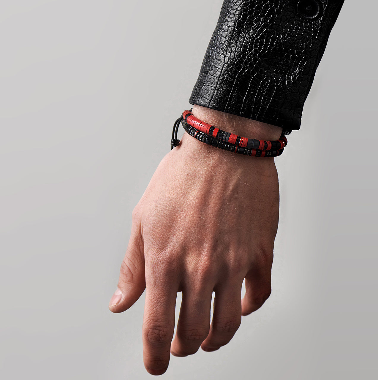 Bracelet - EV - Black - Rosso Corsa