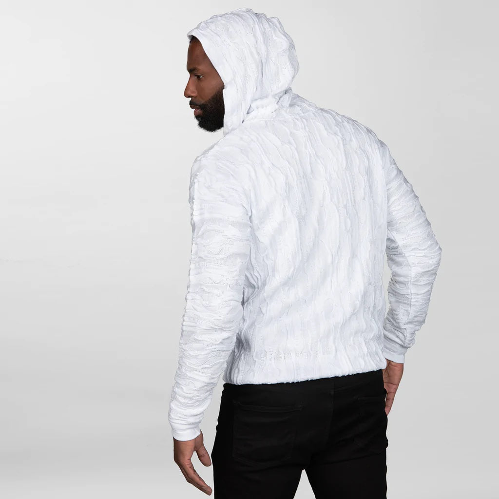 COOGI - WHITE OUT ZIP HOODY, LIMITED EDITION