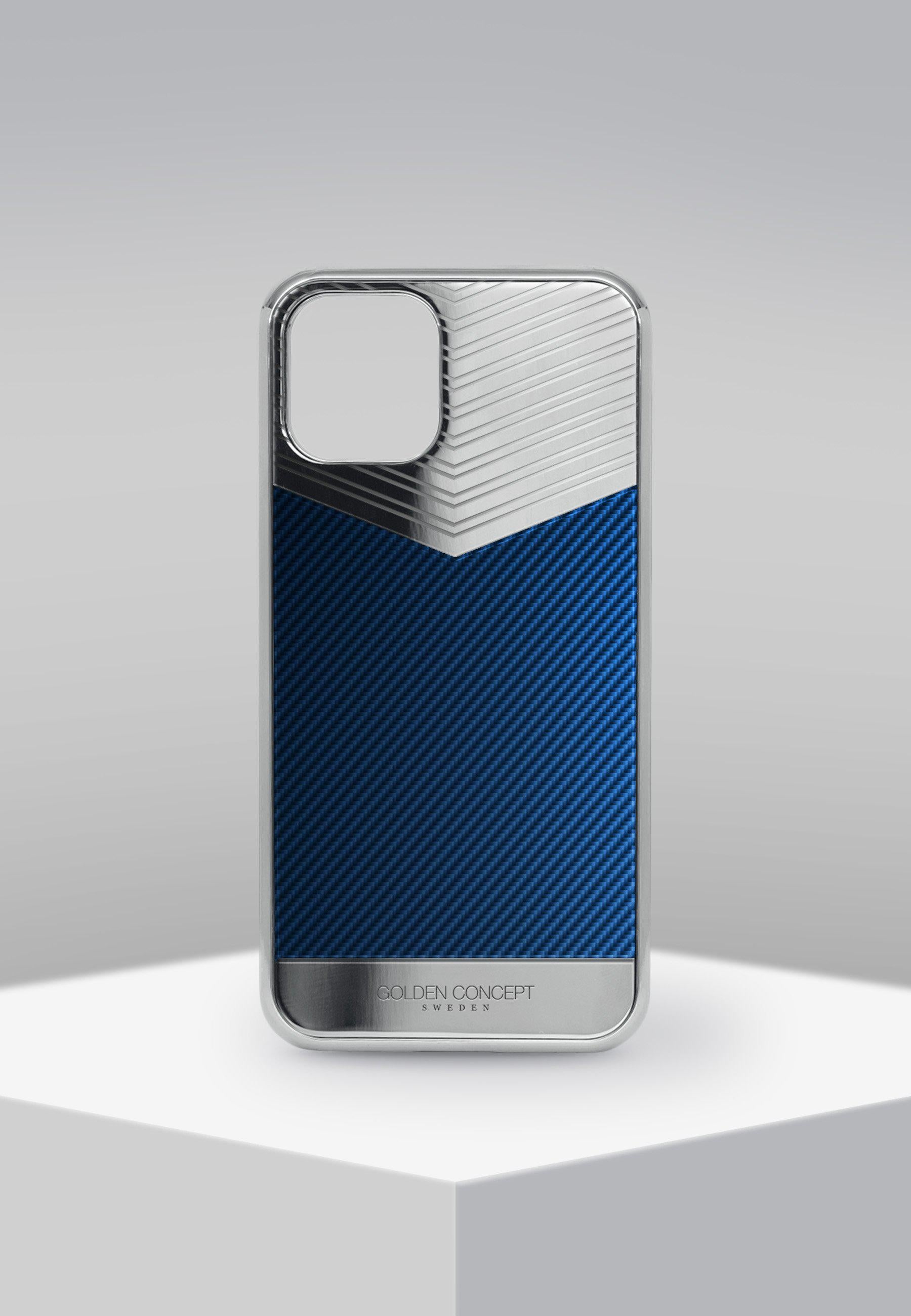 IPhone case - DIVIDED CARBON BLU/SLV-GOLDEN CONCEPT-principeprive