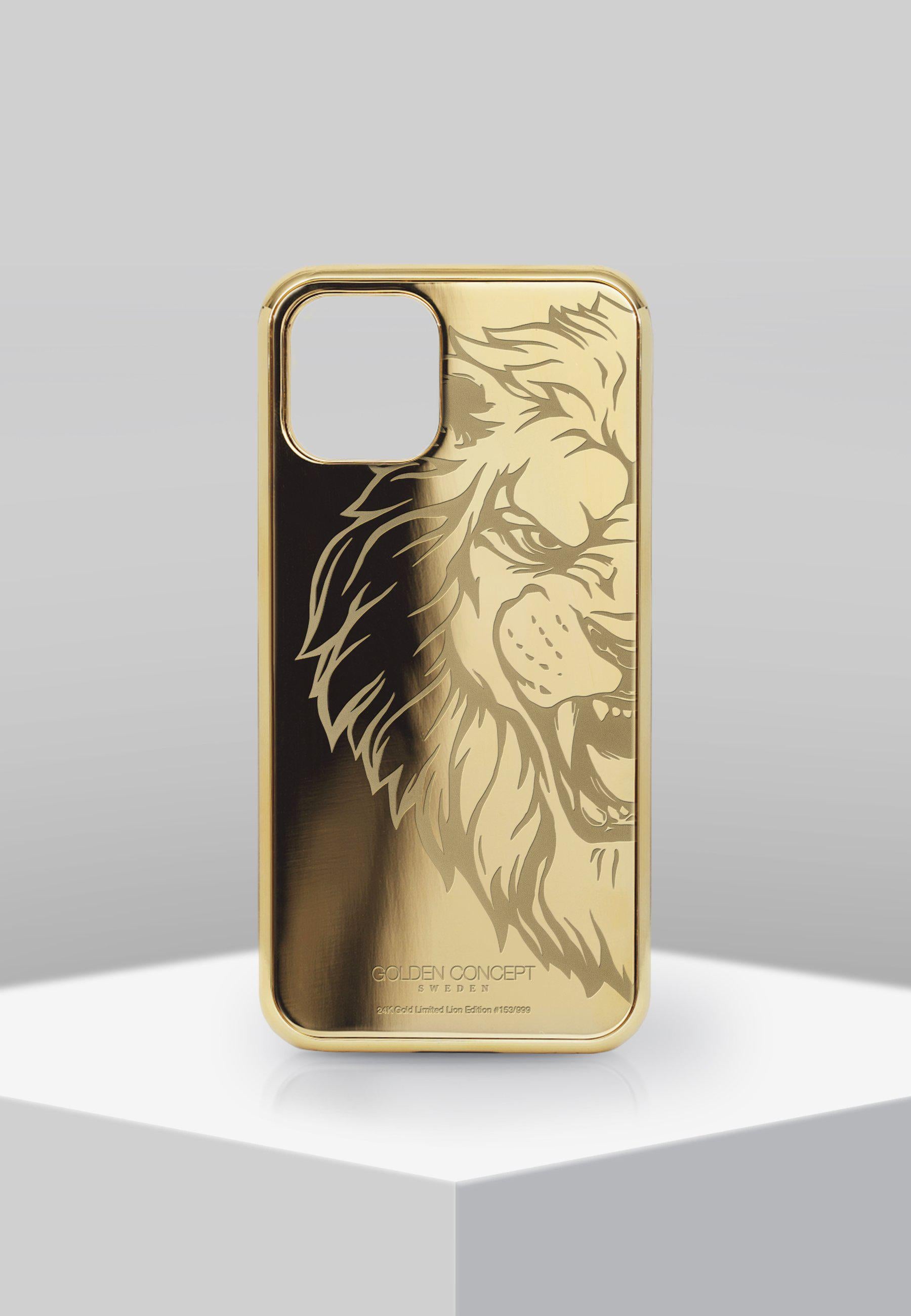 IPhone case - LIMITED LION GOLD-GOLDEN CONCEPT-principeprive