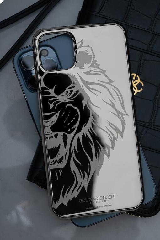 IPhone case - LIMITED LION SILVER-GOLDEN CONCEPT-principeprive