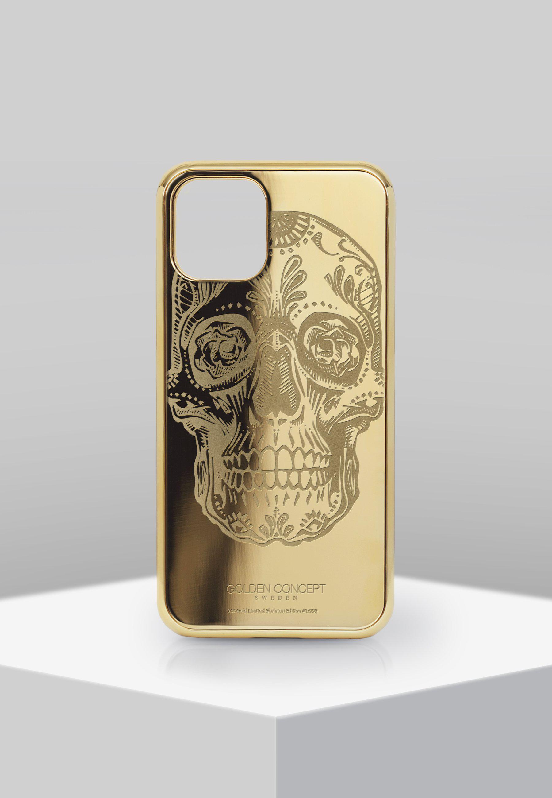 IPhone case - LIMITED SKELTON GOLD-GOLDEN CONCEPT-principeprive