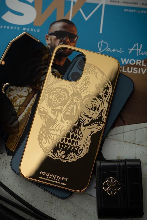 IPhone case - LIMITED SKELTON GOLD-GOLDEN CONCEPT-principeprive