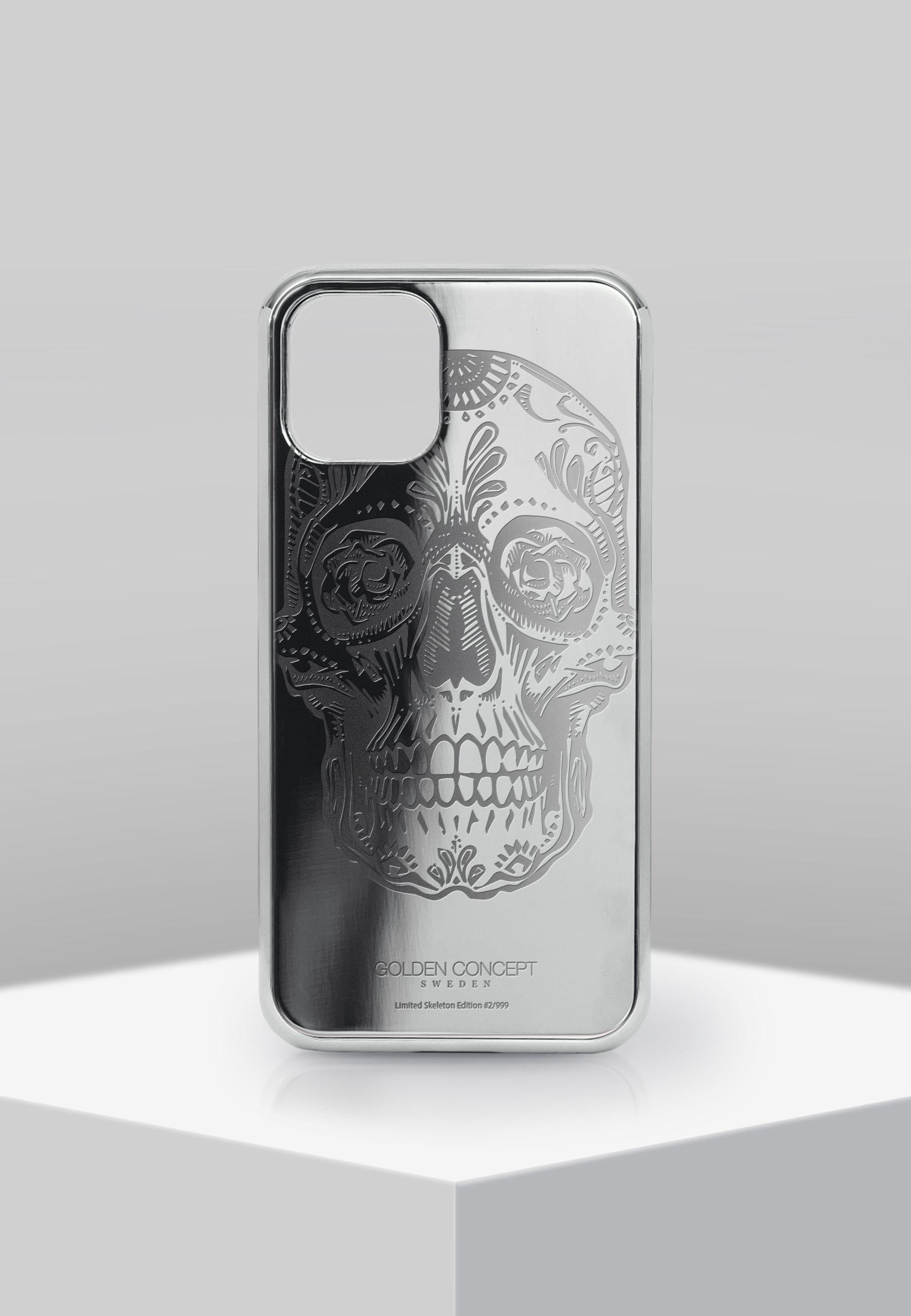 IPhone case - LIMITED SKELTON SILVER-GOLDEN CONCEPT-principeprive