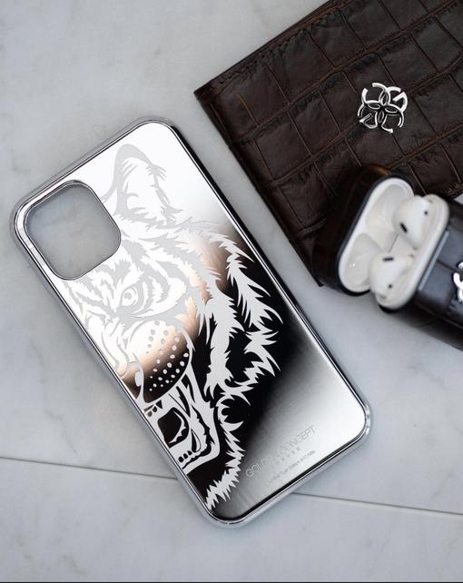 IPhone case - LIMITED TIGER SILVER-GOLDEN CONCEPT-principeprive