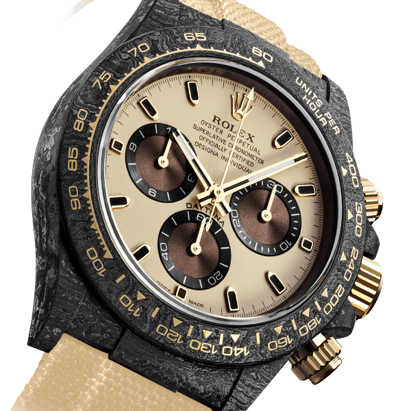 ROLEX DAYTONA All Carbon DESRT EAGLE-DESIGNA INDIVIDUAL WATCHES-principeprive