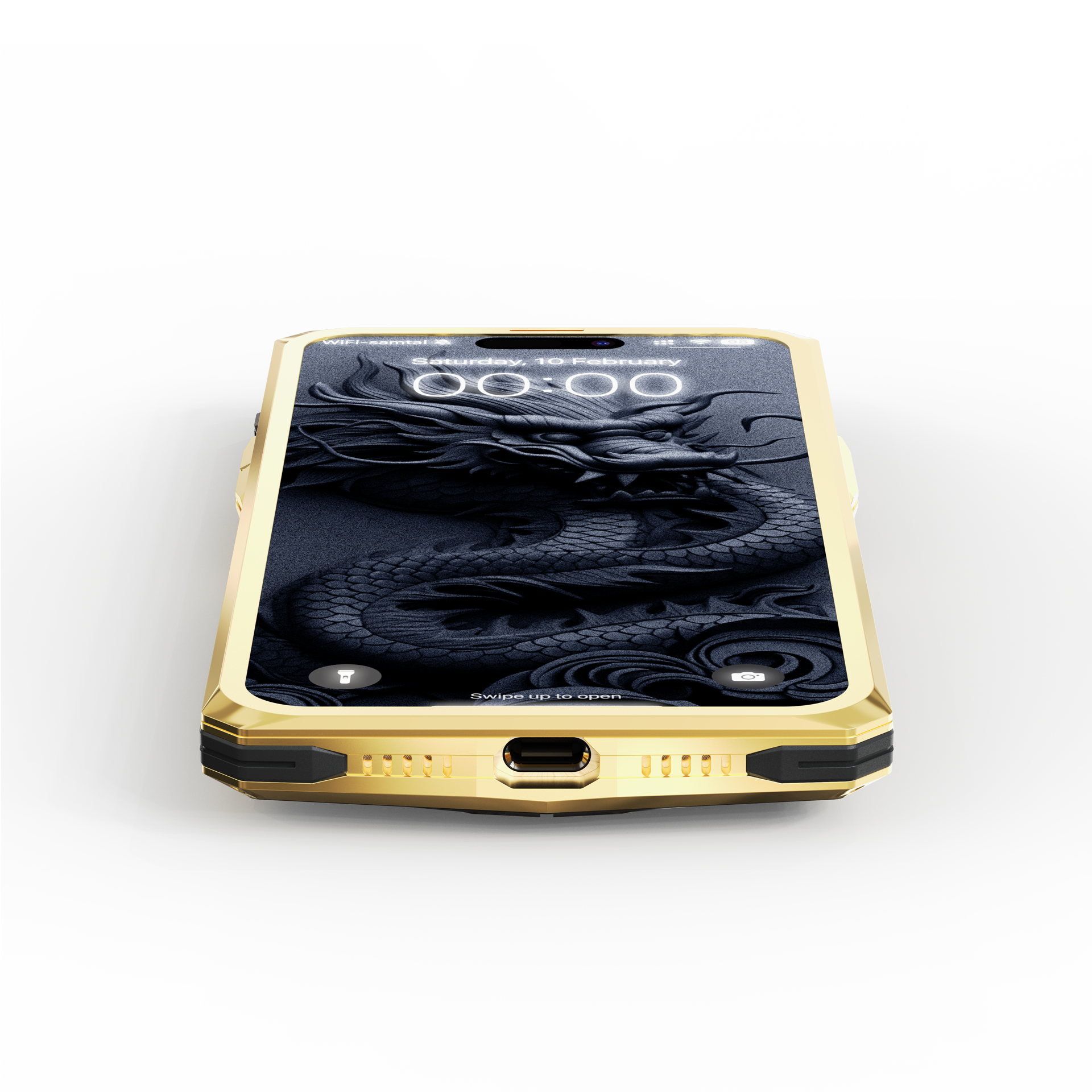 iPhone Case / RSC15 - Gold Dragon