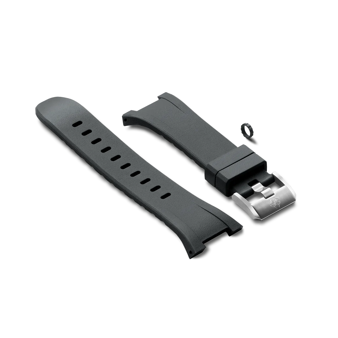 Watch Strap Rubber BLK