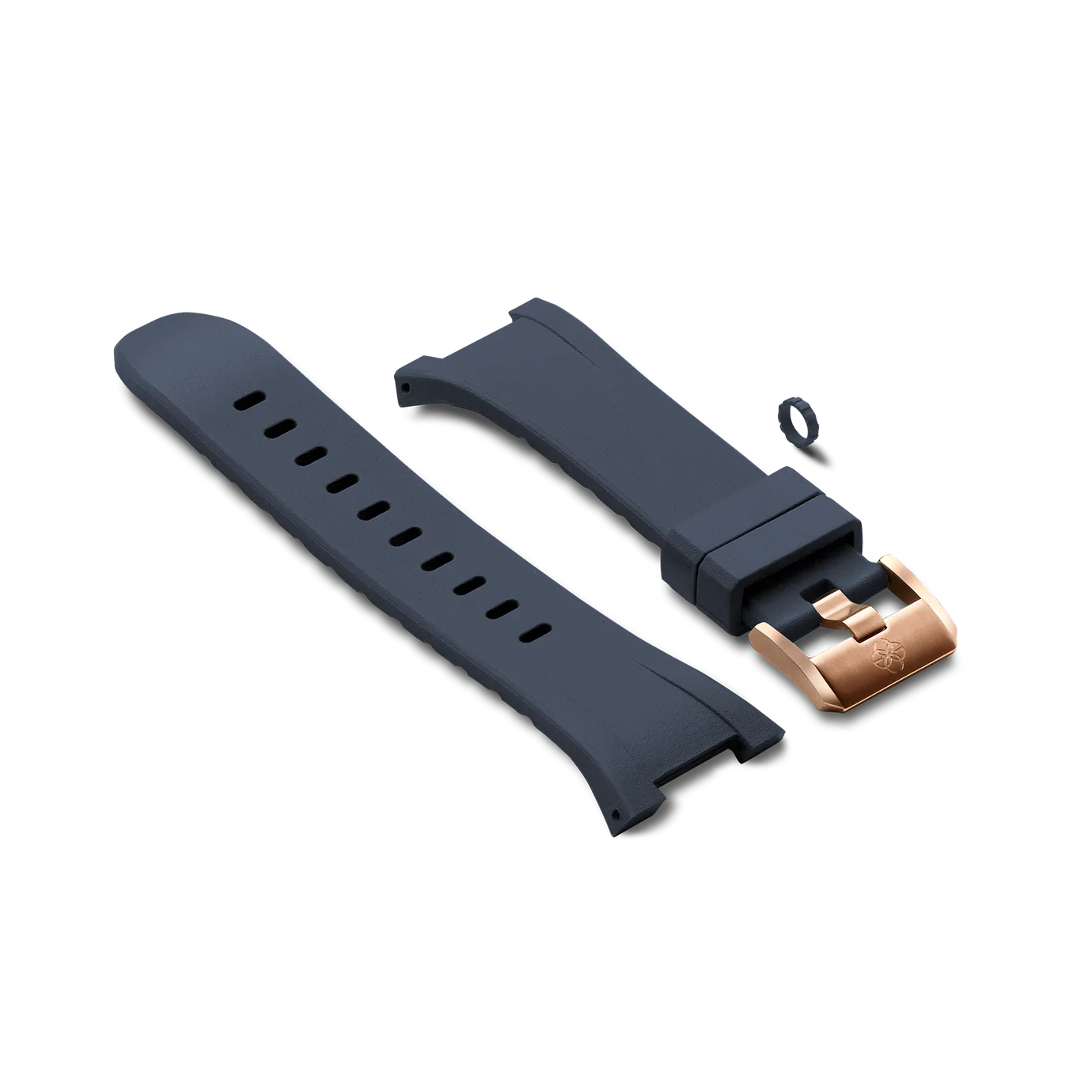 Watch Strap Rubber BLU