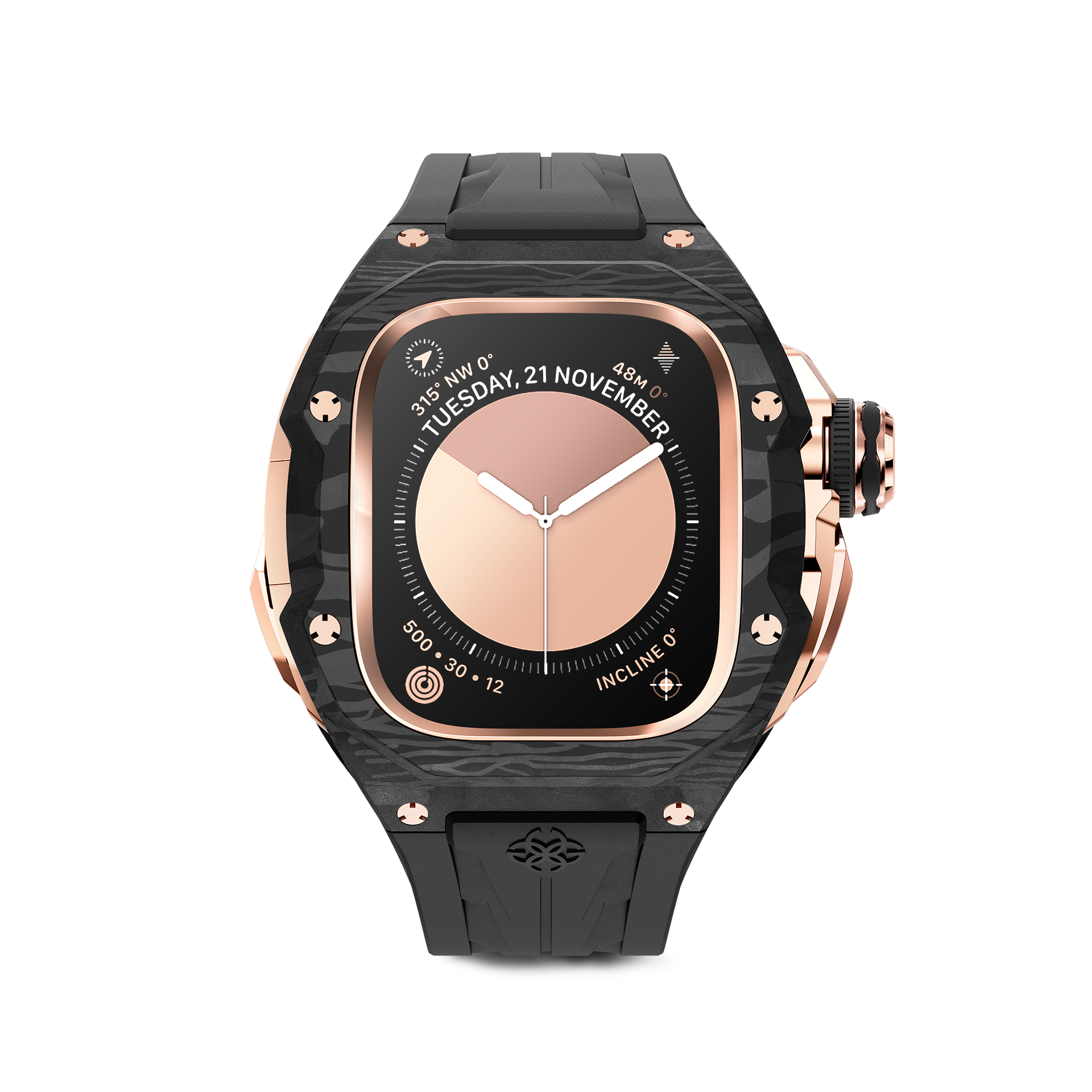 Apple Watch Case / RSCIII49 - Rose Gold Carbon