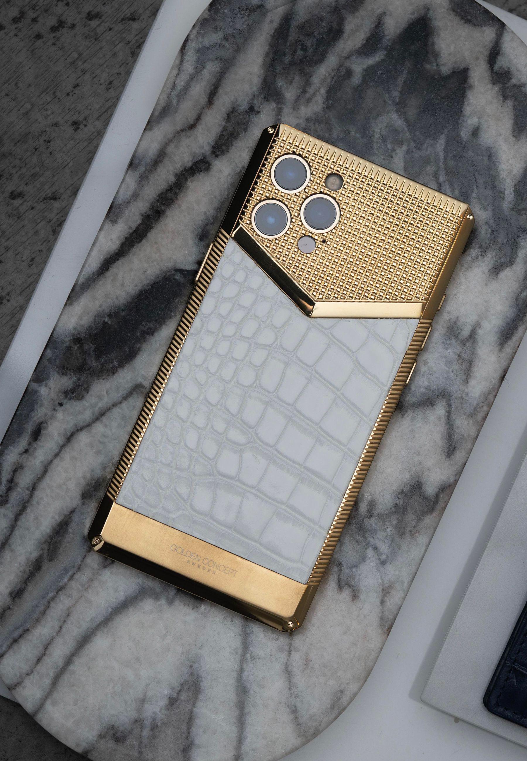 【予約商品】IPhone case - CL13 Gold/White-GOLDEN CONCEPT-principeprive