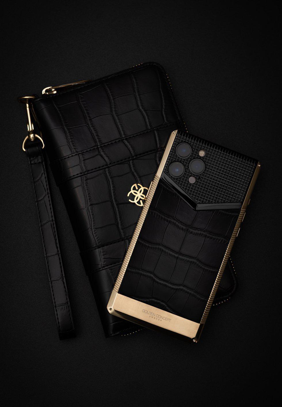 【予約商品】IPhone case - CLS13 Gold/Black-GOLDEN CONCEPT-principeprive