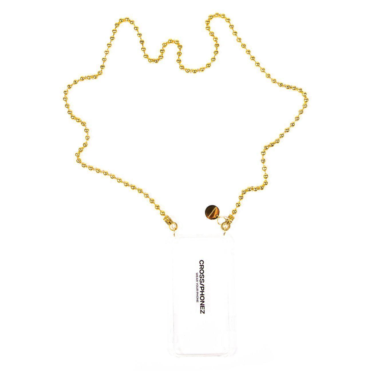 BALL CHAIN GOLD-CROSS/PHONEZ-principeprive