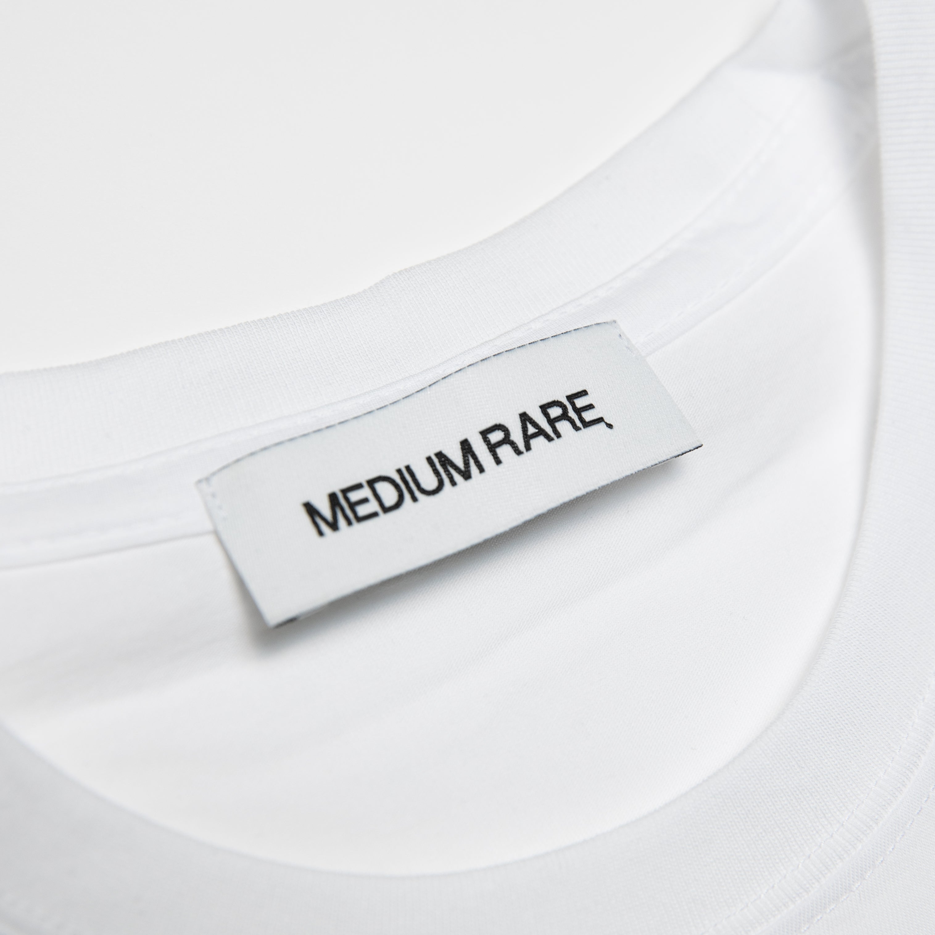 TEE-“MEDIUM RARE” White LOGO