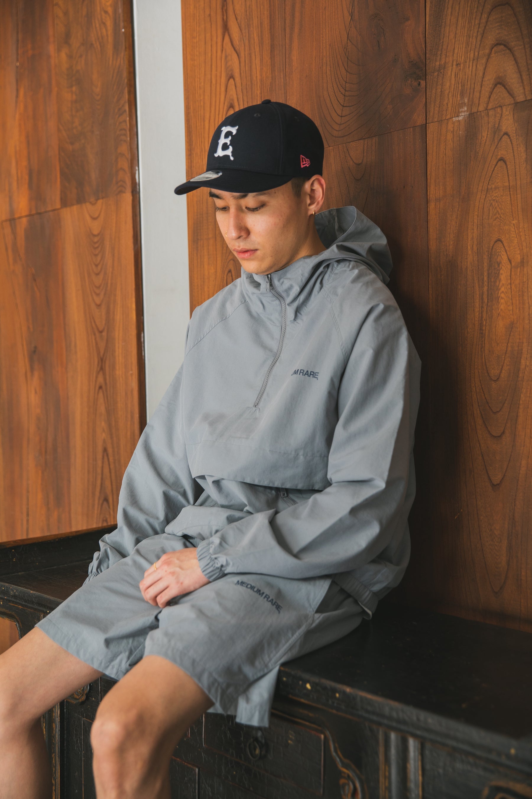 NYLON PULLOVER Grey