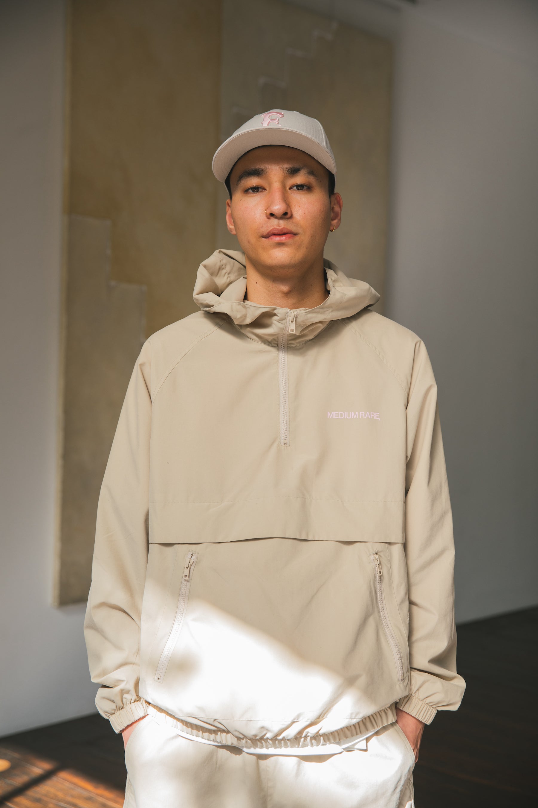 NYLON PULLOVER Champagne