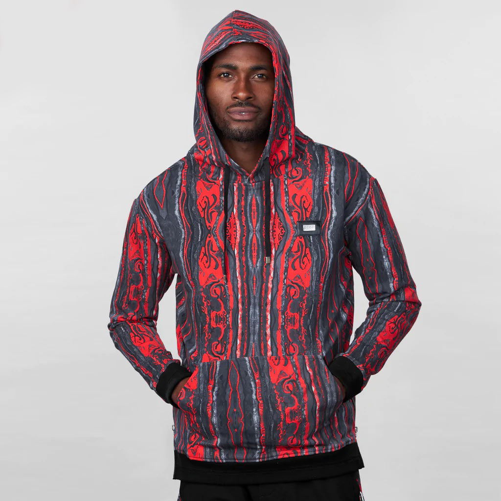 COOGI - CLASSIC RED-BLACK HOODY, LTD ED