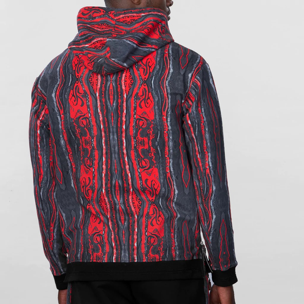 COOGI - CLASSIC RED-BLACK HOODY, LTD ED