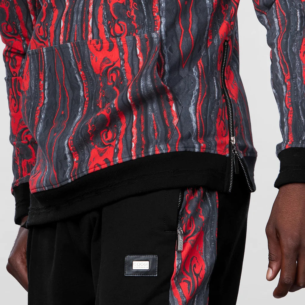 COOGI - CLASSIC RED-BLACK HOODY, LTD ED