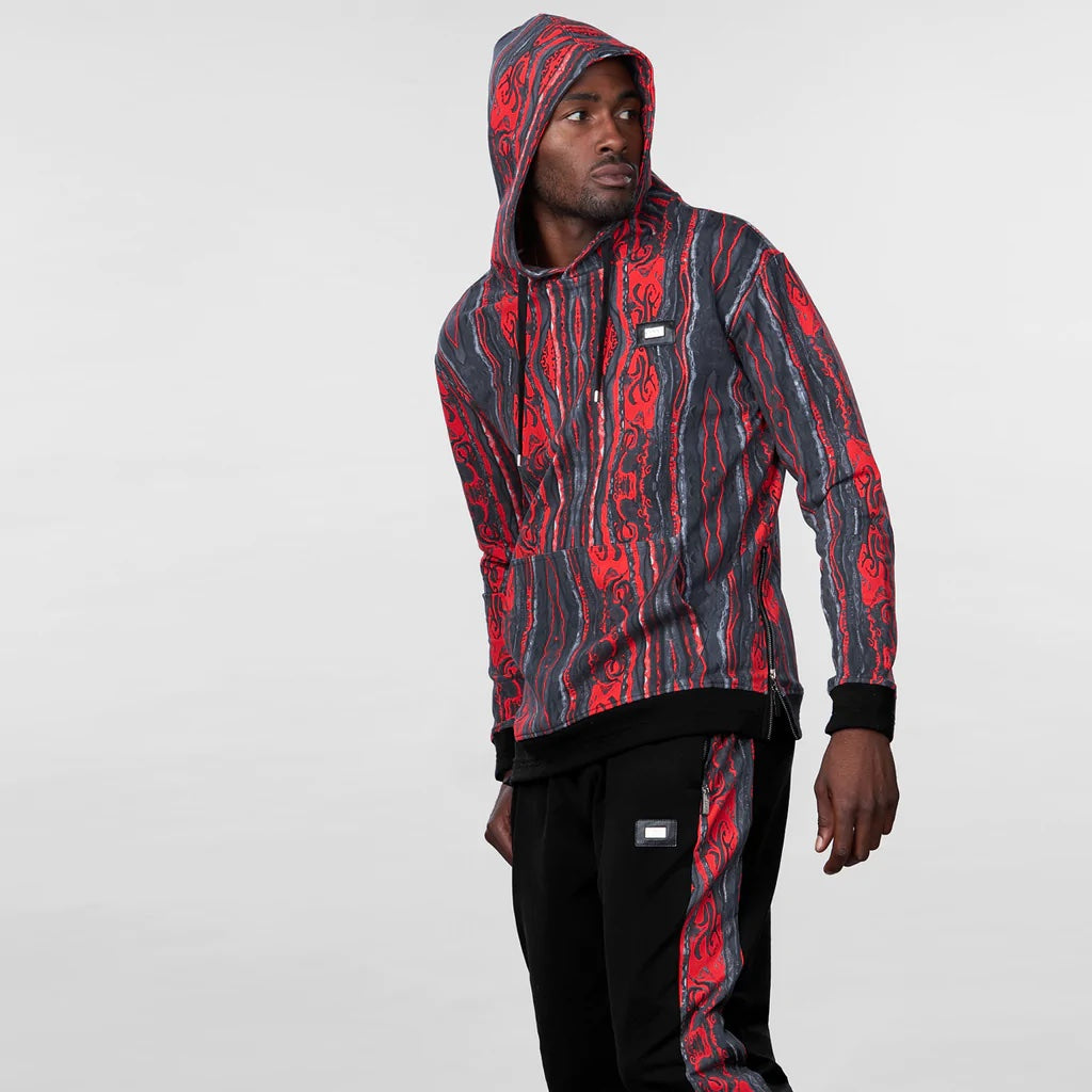 COOGI - CLASSIC RED-BLACK HOODY, LTD ED