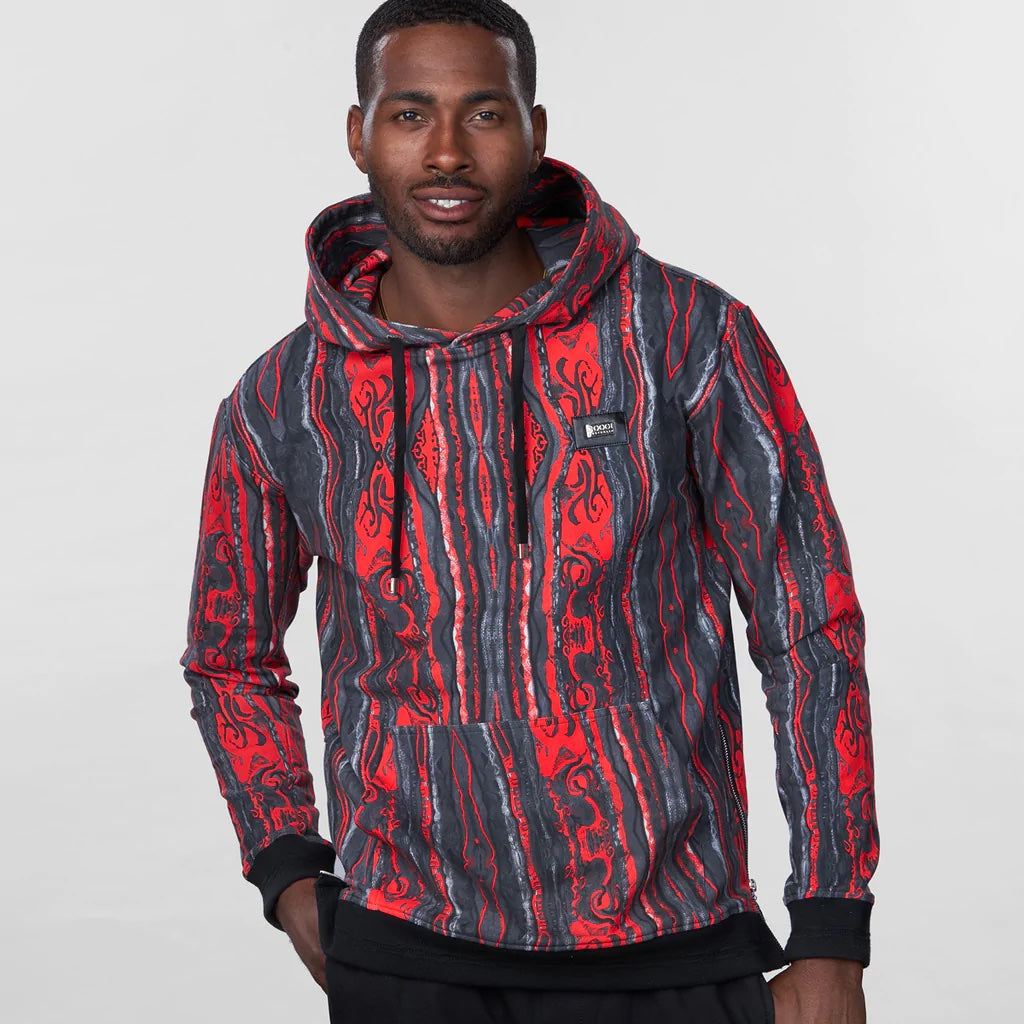 COOGI - CLASSIC RED-BLACK HOODY, LTD ED